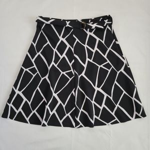 Worthington Geometric Print Skirt Size 10